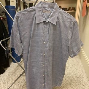 James Campbell Short Sleeve Button Down